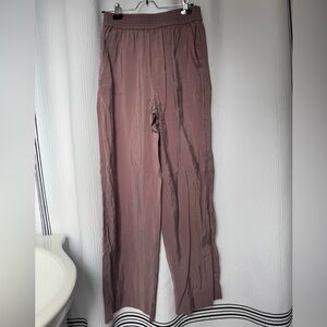 Madewell Carley “Evening Mauve” Wide-leg Pant in Softdrape